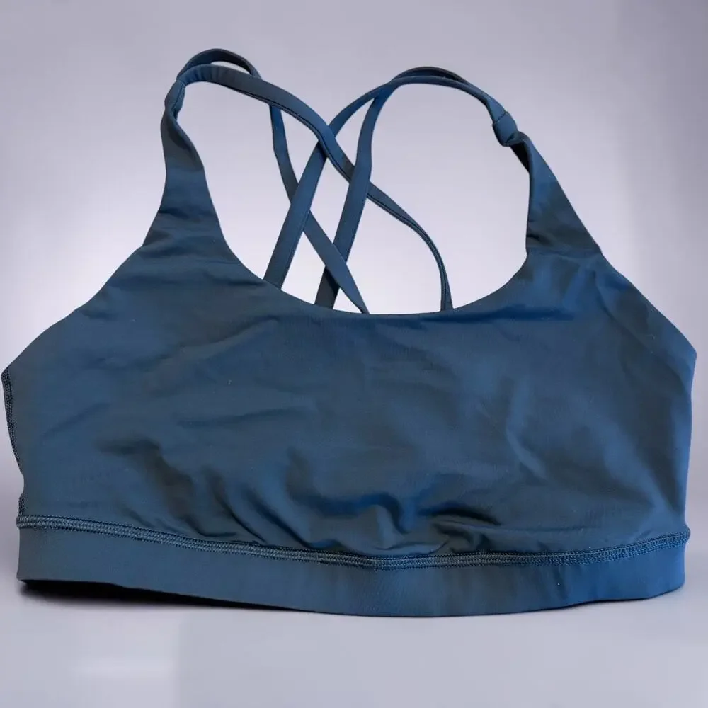 lululemon Black Energy Bra Size 12